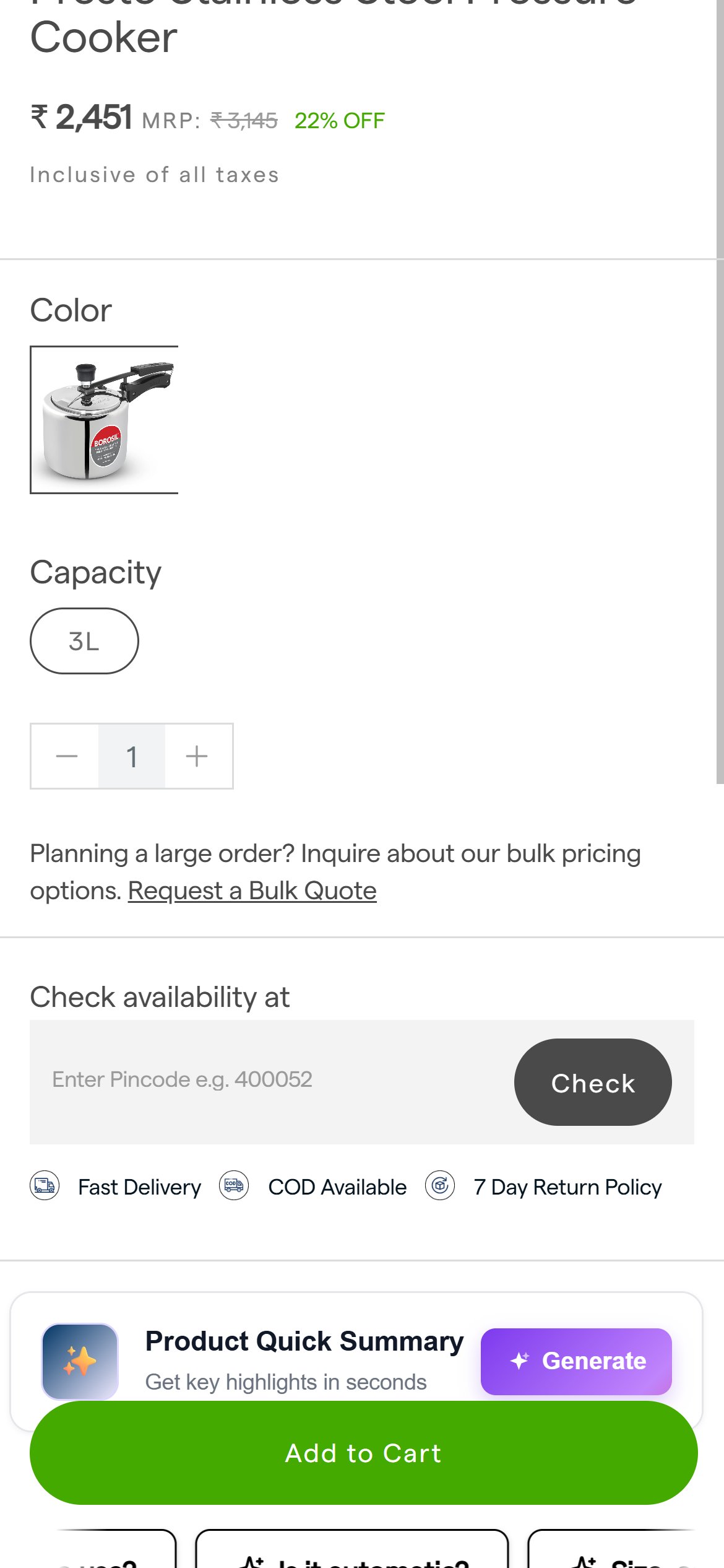 Borosil — Mobile
